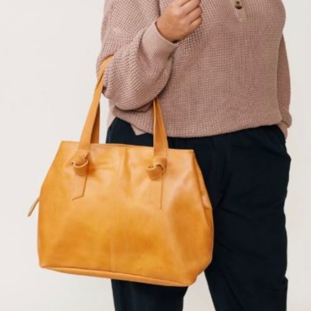 ABLE Rachel Utility Bag in Cognac